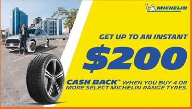 Michelin - Cash Back offers in Tyreright