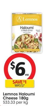 Lemons - Haloumi Cheese 180g offers at $6 in Coles