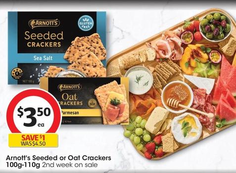 Arnott's - Seeded Crackers 100g-110g offers at $3.5 in Coles