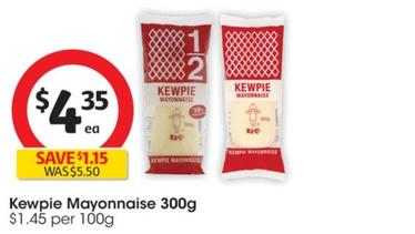 Kewpie - Kewpie Mayonnaise 300g offers at $4.35 in Coles