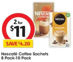 Nescafe - Coffee Sachets 8 Pack-10 Pack offers at $11 in Coles