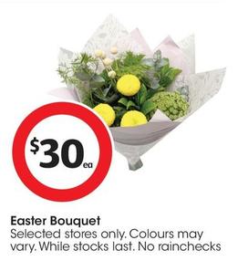 Easter Bouquet offers at $30 in Coles