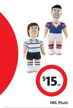 Nrl - Plush offers at $15 in Coles