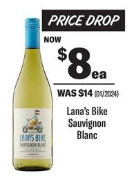 Lana's Bike - Sauvignon Blanc offers at $8 in Coles