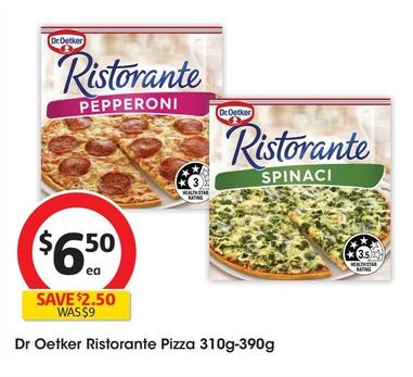 Dr Oetker - Ristorante Pizza 310g-390g offers at $6.5 in Coles