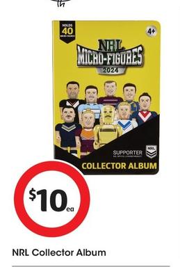Nrl - Collector Album offers at $10 in Coles