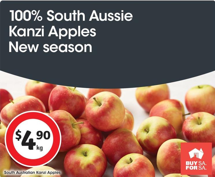 Australian Kanzi Apples offers at $4.9 in Coles