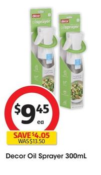 Decor - Oil Sprayer 300ml offers at $9.45 in Coles
