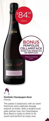 Penfolds - Champagne Rosé offers at $84.99 in Porters