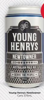 Young Henrys - Newtowner Cans 375mL offers at $40 in Porters