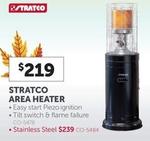 Stratco - Area Heater offers at $219 in Stratco