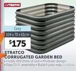 Stratco - Corrugated Garden Bed offers at $175 in Stratco