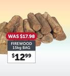 Firewood 15kg Bag offers at $12.99 in Stratco