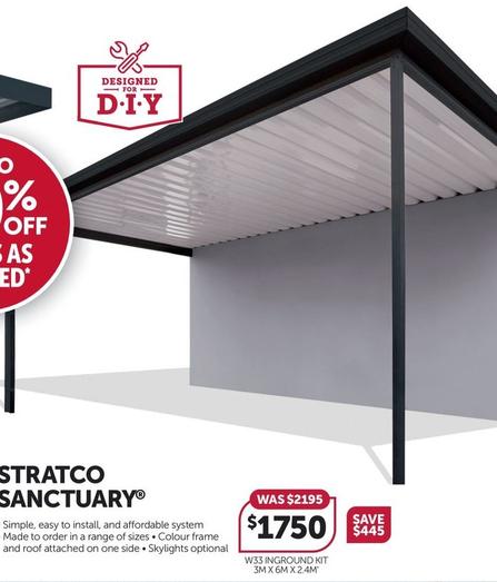 Stratco - Sanctuary offers at $1750 in Stratco