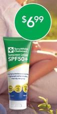 TerryWhite Chemmart - Sunscreen SPF50+ - 100ml offers at $6.99 in TerryWhite Chemmart
