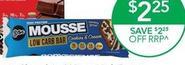 BSc - High Protein Low Carb Mousse Bar Cookies & Cream 55g offers at $2.25 in TerryWhite Chemmart