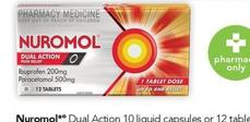 Nuromol - Dual Action 12 tablets offers at $4.99 in TerryWhite Chemmart