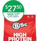 BSc - High Protein Chocolate 800g offers at $27.5 in TerryWhite Chemmart