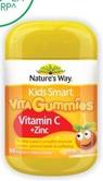Nature's Way - Kids Smart Vita Gummies Vitamin C + Zinc 60 Pastilles offers at $8.49 in TerryWhite Chemmart