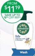 Dermaveen - Baby Calmexa Soap Free Wash & Shampoo 250ml offers at $11.19 in TerryWhite Chemmart