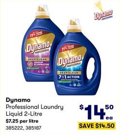 Dynamo - Professional Laundry Liquid 2-Litre offers at $14.5 in BIG W