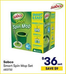 Sabco - Smart Spin Mop Set offers at $36 in BIG W