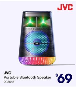 JVC - Portable Bluetooth Speaker offers at $69 in BIG W