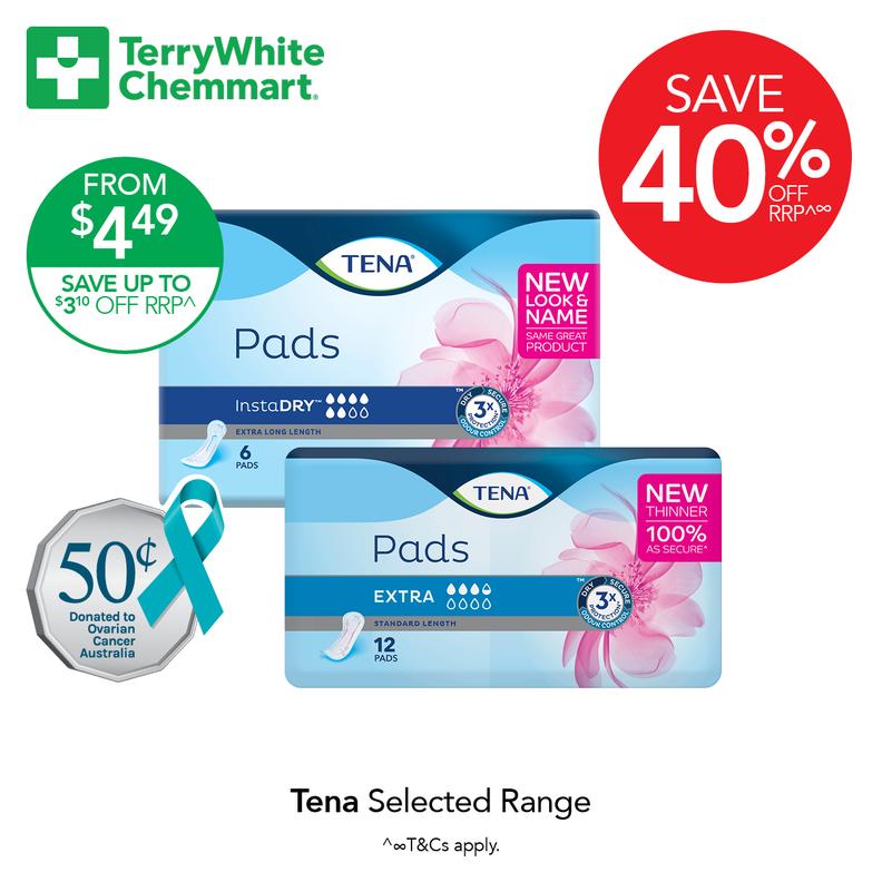 Tena offers in TerryWhite Chemmart