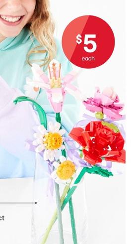 Sunflower Flower Construction Kit - Assorted offers at $5 in Kmart