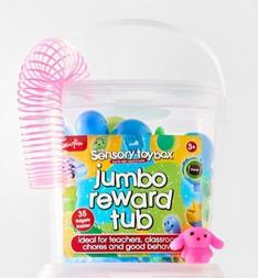 ToyMania The Sensory Toy Box Jumbo Reward Tub - Pastels offers at $10 in Kmart