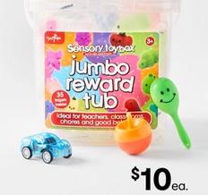 ToyMania The Sensory Toy Box Jumbo Reward Tub - Squishies offers at $10 in Kmart