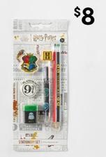 Wizarding World - 6 Piece Harry Potter Stationery Set offers at $8 in Kmart