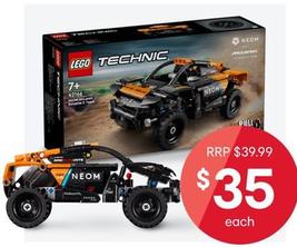 LEGO - Technic NEOM McLaren Extreme E Race Car 42166 offers at $35 in Kmart