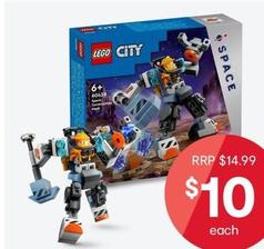 LEGO - City Space Construction Mech 60428 offers at $10 in Kmart