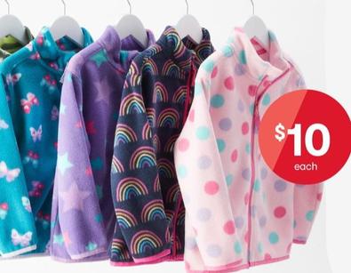 Polar Fleece Zip Through Sweatshirt offers at $10 in Kmart