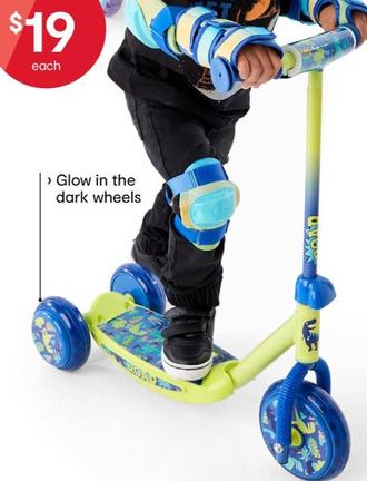 Dinosaur Tri Scooter - Blue offers at $19 in Kmart