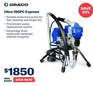 Graco - Ultra 190pc Express offers at $1850 in Dulux