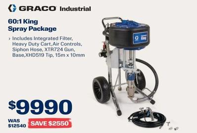 Graco - Industrial 60:1 King Spray Package offers at $9990 in Dulux