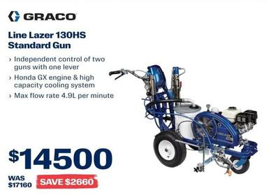Graco - Line Lazer 130hs Standard Gun offers at $14500 in Dulux
