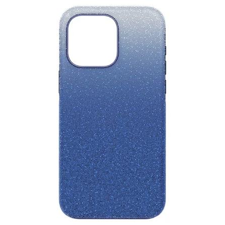 High smartphone case
 Color gradient, iPhone® 15 Pro Max, Blue offers in Swarovski