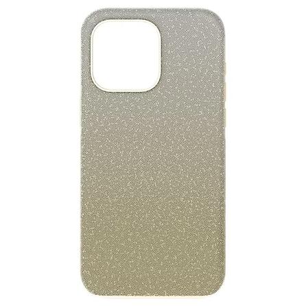 High smartphone case
 Color gradient, iPhone® 15 Pro Max, Gold tone offers in Swarovski