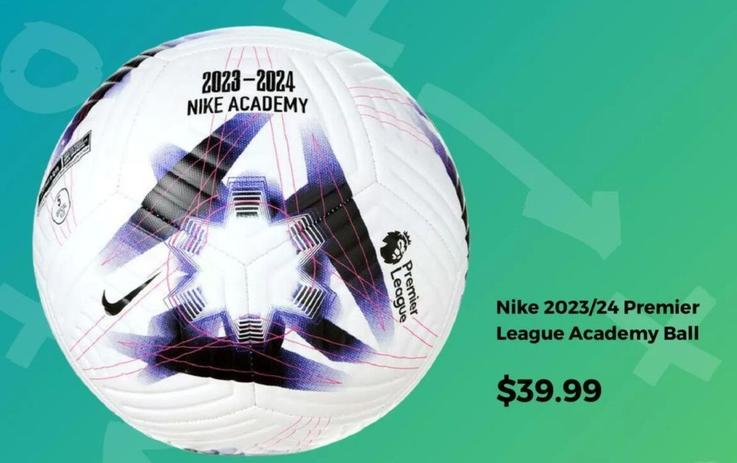 Football offers at $39.99 in Rebel Sport