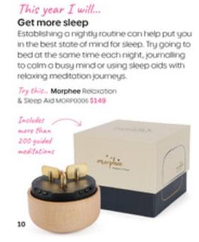 Morphee - Relaxation & Sleep Aid  offers at $149 in Officeworks