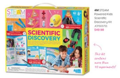 4m Steam Powered Kids Scientific Discovery Kit offers at $49.98 in Officeworks