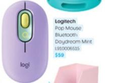 Logitech - Pop Mouse Bluetooth Daydream Mint  offers at $59 in Officeworks