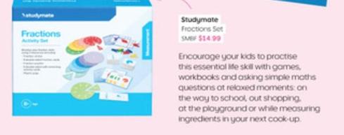 Studymate - Fractions Set  offers at $14.99 in Officeworks