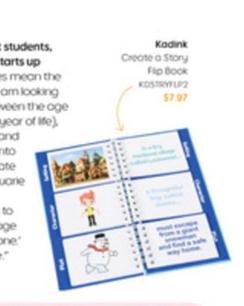 Kadink - Create A Story Flip Book  offers at $7.97 in Officeworks