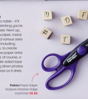 Fiskars - Paper Edger Scissors Victorian Edge offers at $8.89 in Officeworks