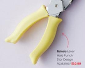 Fiskors Lever Hole Punch Stor Design offers at $10.99 in Officeworks