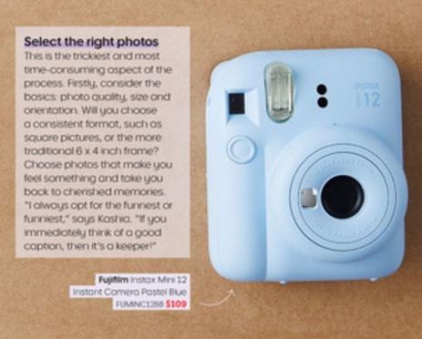 Fujifilm - Instax Mini 12 Instant Comera Pastel Blue offers at $109 in Officeworks